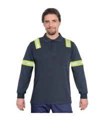 PROARC TSHIRT UZUN KOL REFLEKTÖRLÜ POLO YAKA