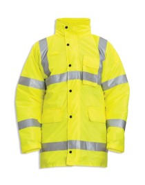 Oksford Neon Sarı Kaban